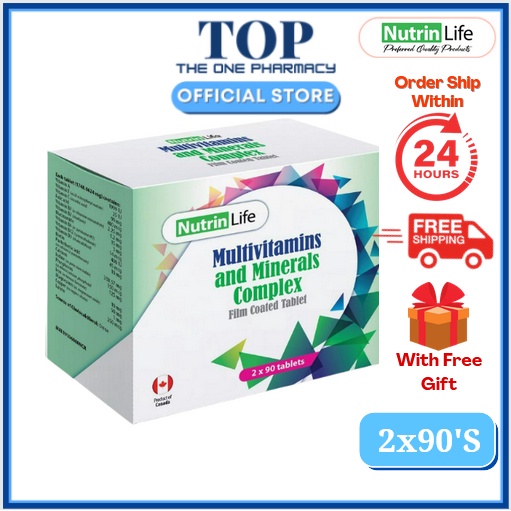 NutrinLife Nutrin Life Multivitamins and Minerals Complex (2 x 90's