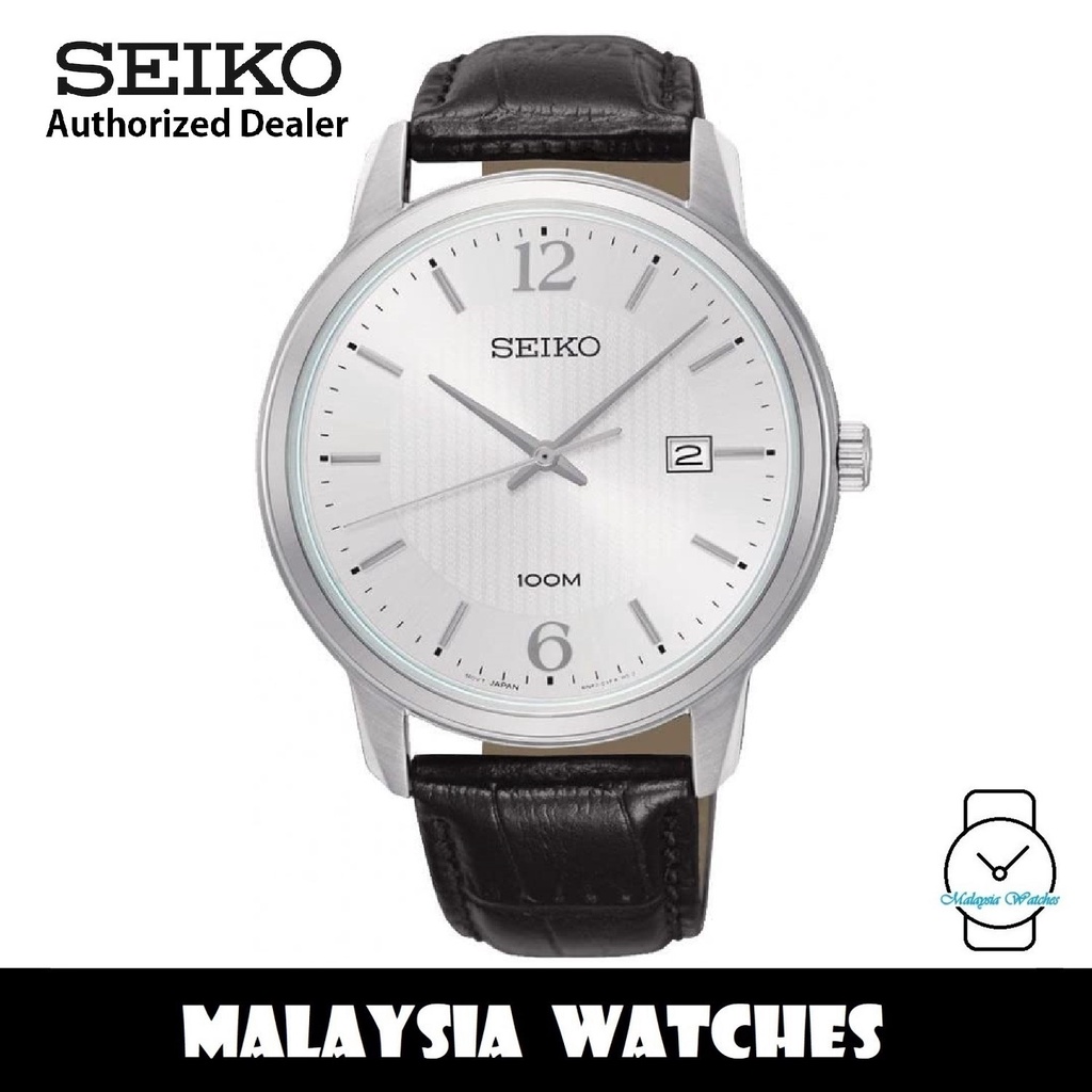 Seiko Gents Neo Classic SUR265P1 Leather Watch Shopee Malaysia