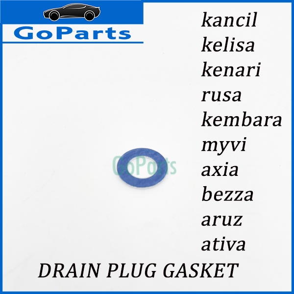 100 Original OIL DRAIN PLUG GASKET Perodua Kancil Kelisa Kenari