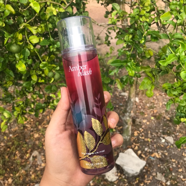 Amber blush body discount spray