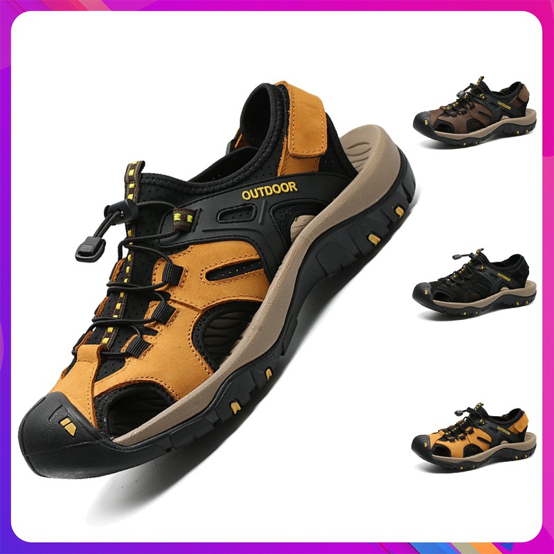 Men Outdoor Hiking Sandals Breathable Athletic Climbing Summer Beach