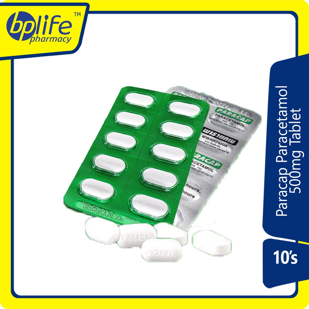 Paracap Paracetamol 500mg Tablet 10s (Strip) | Shopee Malaysia