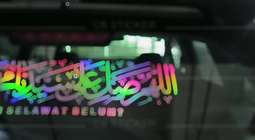 Sticker Khat Jawi Selawat Rainbow Sticker Kereta / cs075 | Shopee Malaysia
