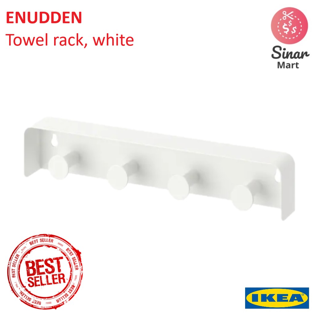 IKEA ENUDDEN Towel Rack White