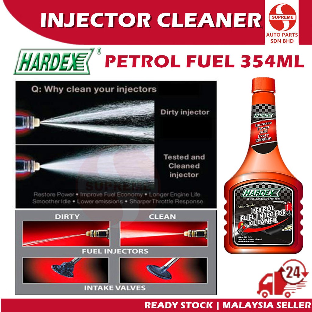 S2U Hardex Petrol Fuel Injector Cleaner Pencuci Saluran Petrol 354ml