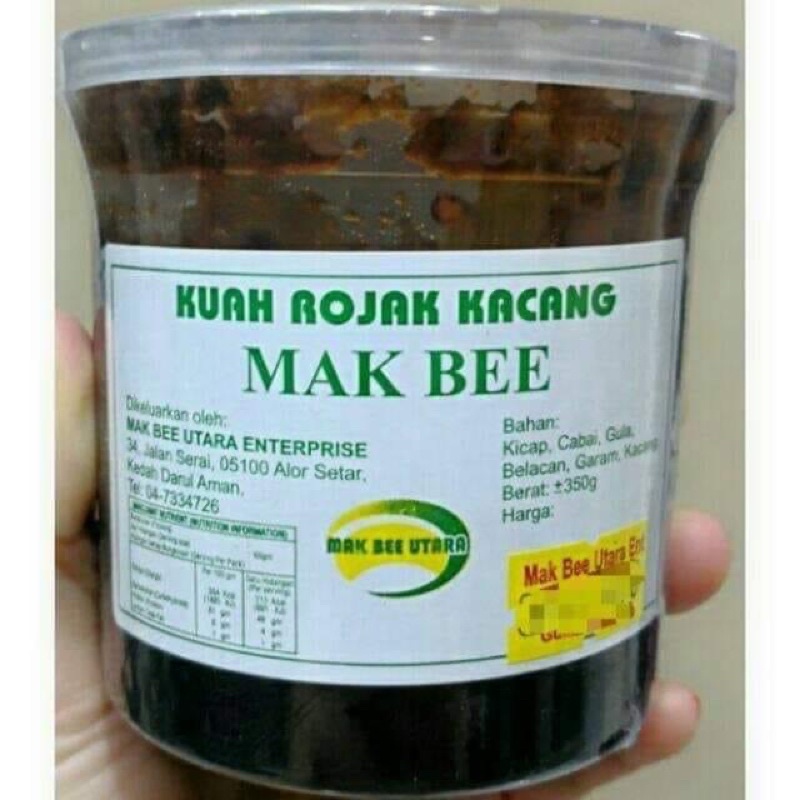 Kuah Rojak Mak Bee Original 350g Shopee Malaysia