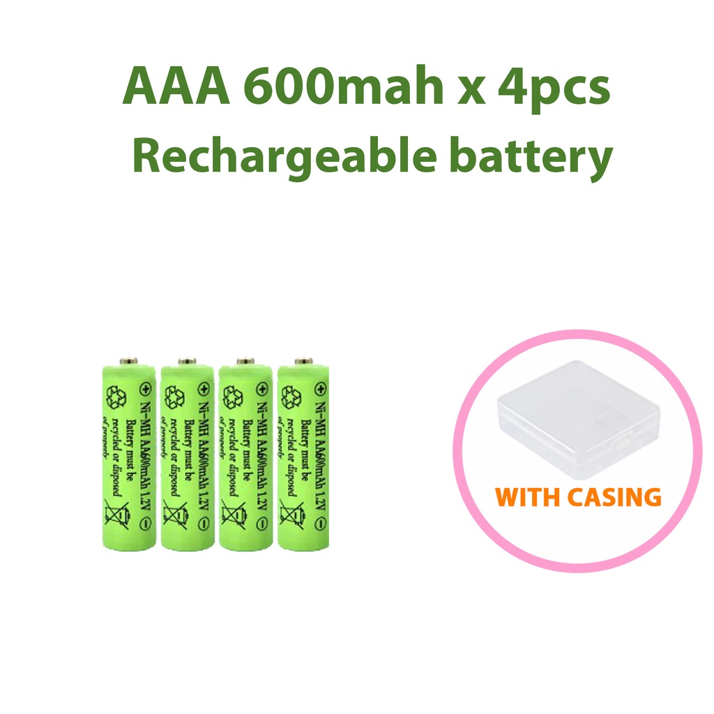 Value Pack Bateri Aa Aaa Bateri Cas Semula Bateri Rechargeable Aa Aaa