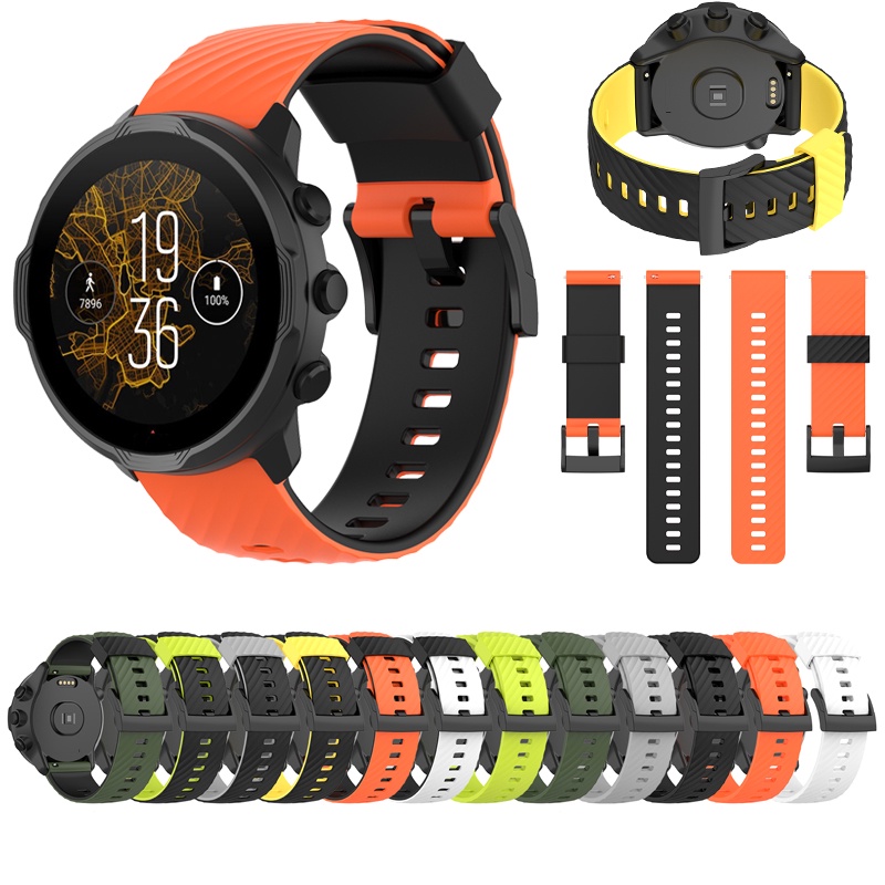 Suunto 9 Suunto 7 Suunto Spartan Sport Wrist HR Spartan Sport Wrist HR D5 Silicone replacement strap Bracelet