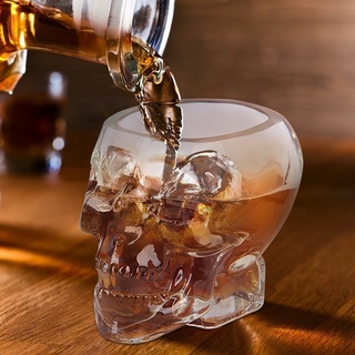 1pcs Skull Head Shot Glass Fun Creative Designer Crystal Party