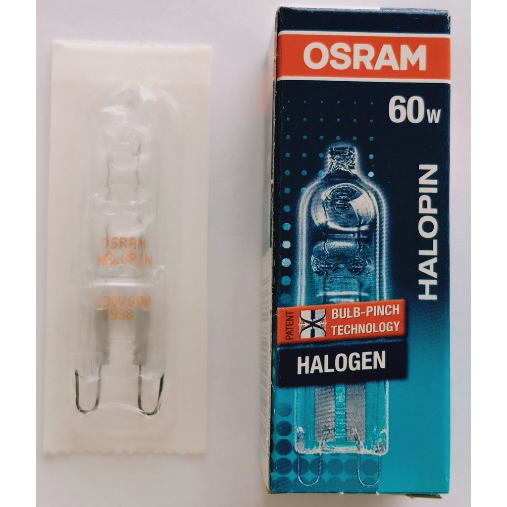 Osram HALOPIN 66660AM 60W G9 230V FROSTED Halogen Lamp | Shopee Malaysia