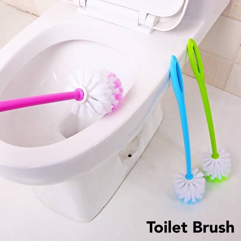 ROUND TOILET BRUSH/ berus jamban with holder toilet bowl brush cleaning ...