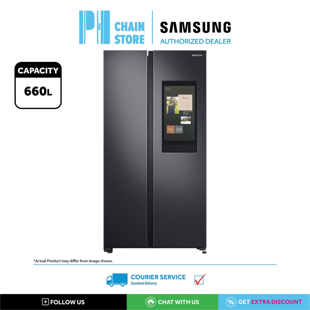 SAMSUNG RS62T5F01B4/ME 660L SIDEBYSIDE FRIDGE/REFRIGERATOR WITH