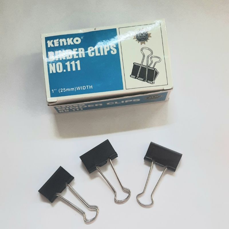Binder CLIP KENKO No.111 / Paper Clamp 1 BOX Shopee Malaysia