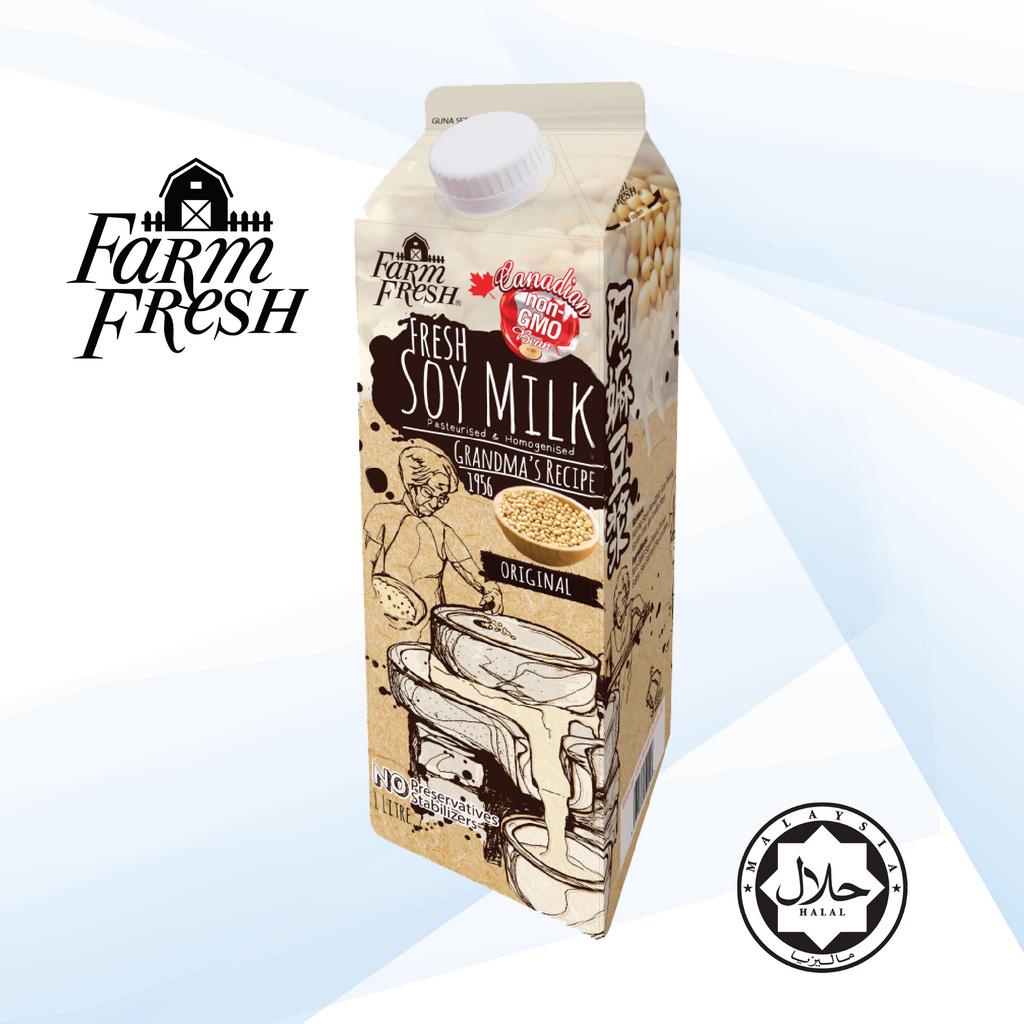 Farm Fresh Soya Milk - Original 1L | Shopee Malaysia