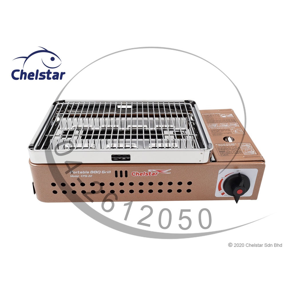 Chelstar Portable Butane BBQ Grill Gas Cooker Stove CPG 22 Shopee Malaysia