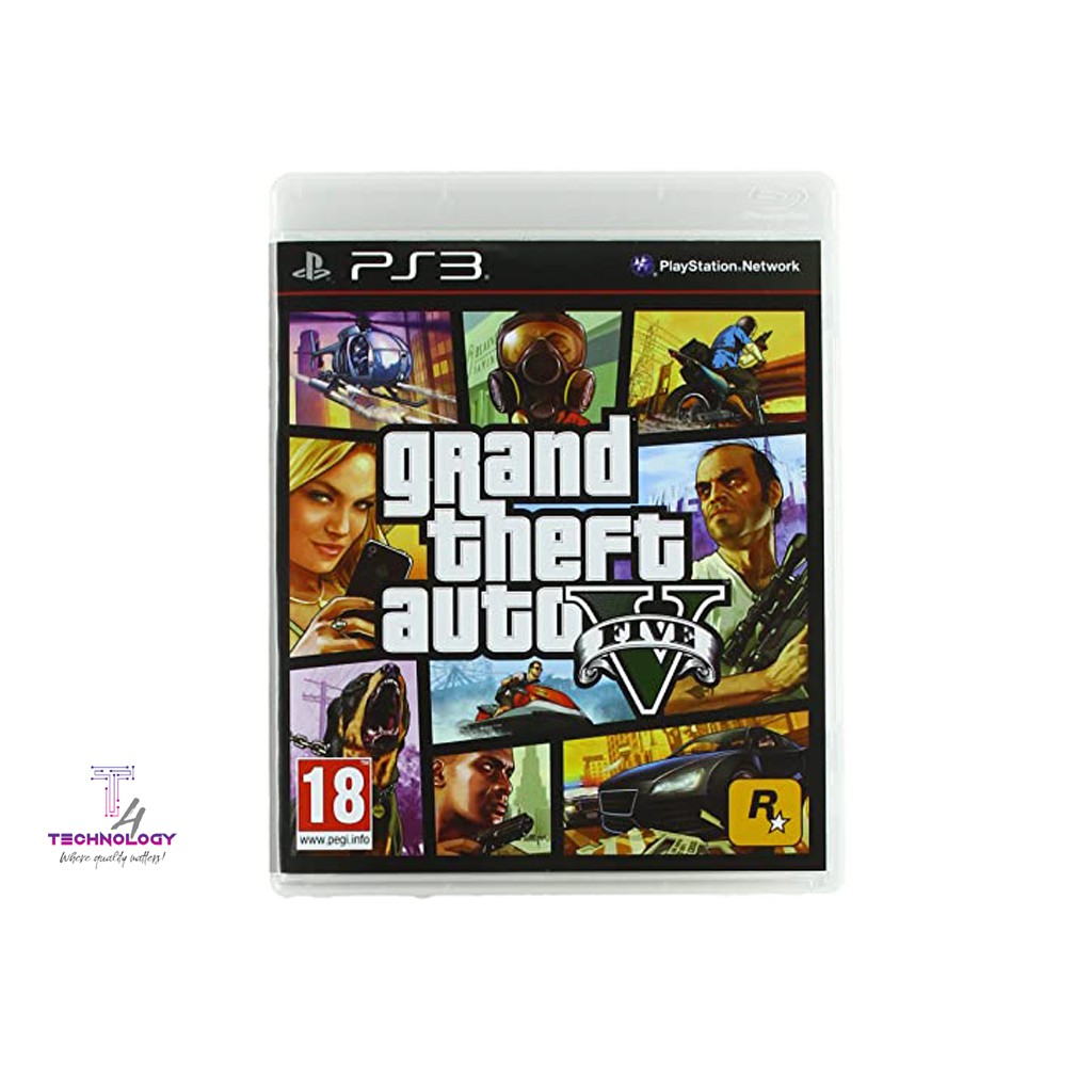 GTA V ORIGINAL DVD GAME FOR PS3 (R3 with complete maps in the cd box ...