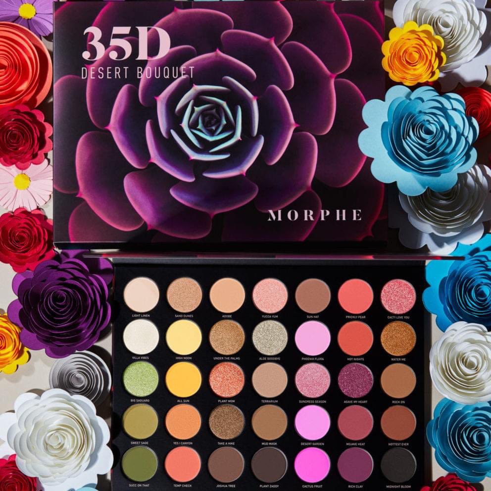 💯 AUTHENTIC READY STOCK MORPHE 35D Desert Bouquet Artistry Palette ...