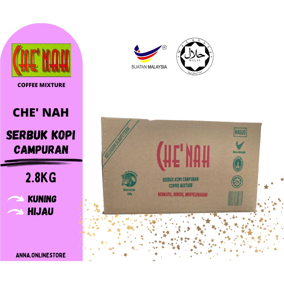 Che'Nah Serbuk Kopi 2.8kg | Coffee Mixture | Shopee Malaysia