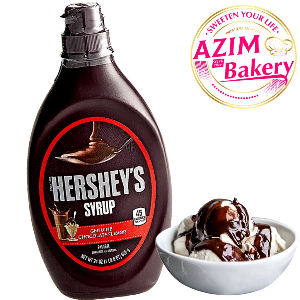Hershey's Chocolate Syrup 623g (Halal) by Azim Bakery Shopee Malaysia