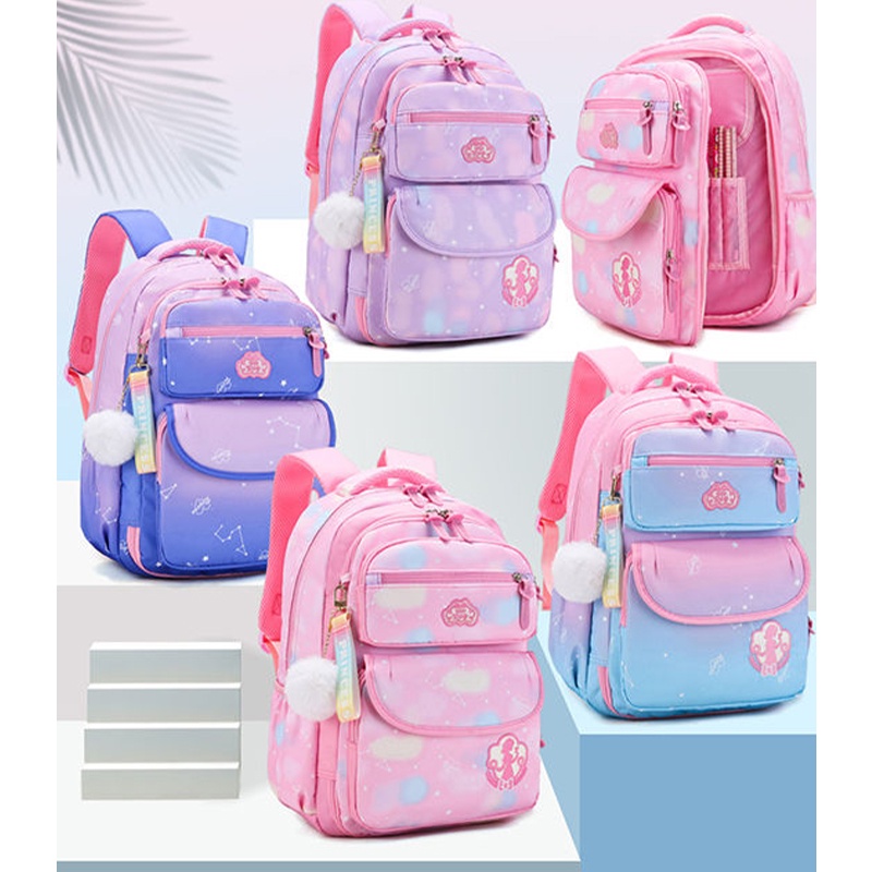 New Style Primary School Student Schoolbag Girls One To Three Four Five 