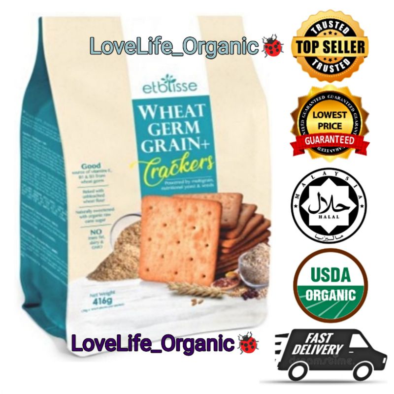 ETBLISSE WHEAT GERM GRAIN+CRACKER 416GM 26G X16'S Shopee Malaysia