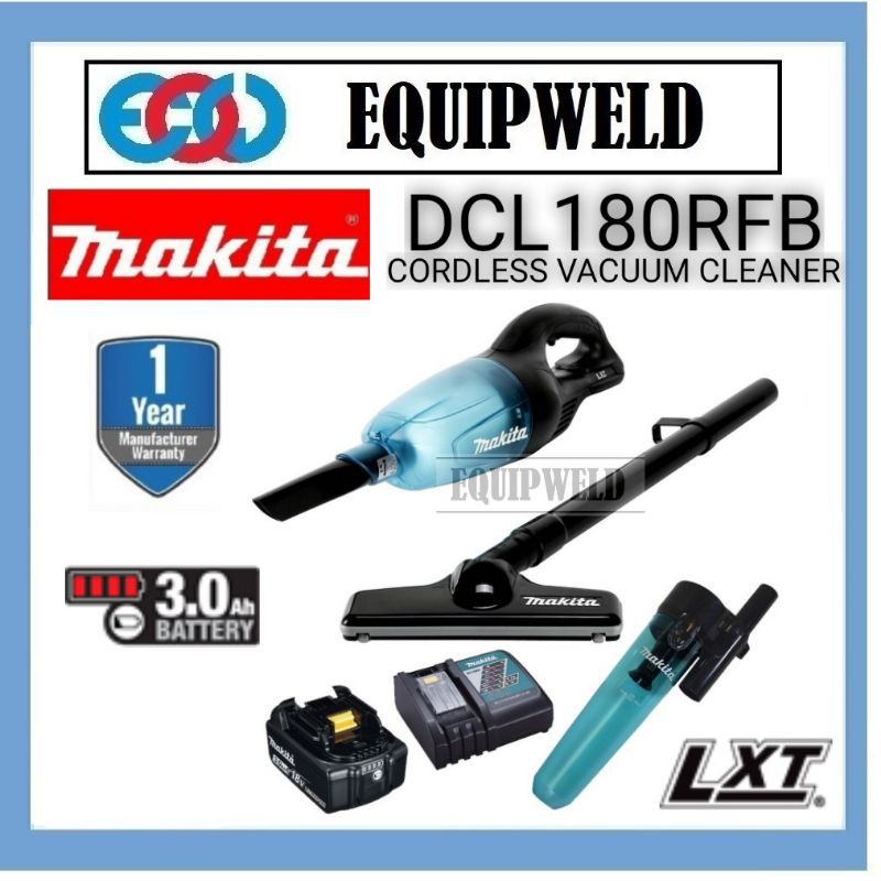 (PROMO) MAKITA 18V DCL180RFB CORDLESS VACUUM CLEANER FOC MAKITA CYCLONE ...