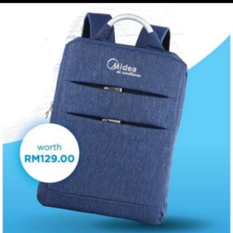 Midea laptop backpack school bag camping UBS | Shopee Malaysia