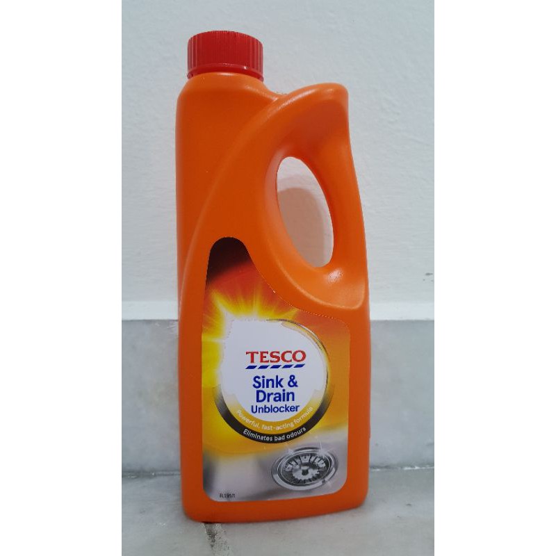 Tesco Sink Drain Unblocker Declogger 500ml