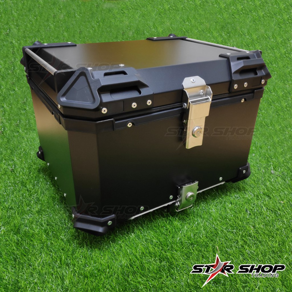Motorcycle Aluminium Heavy Duty Big Size Top Box 36L / 45L / 55L / 65L ...