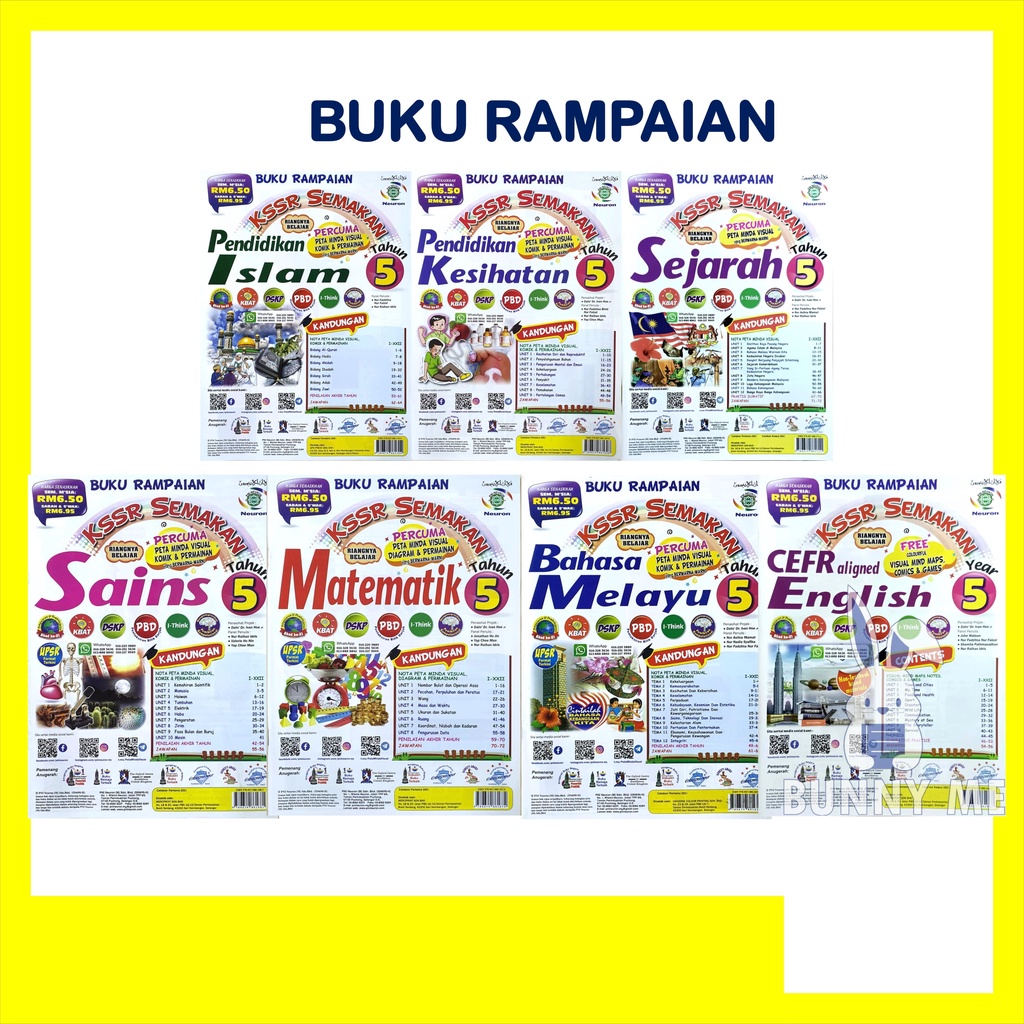 [BUNNY] 2021 BUKU LATIHAN : BUKU RAMPAIAN KSSR SEMAKAN TAHUN 5 PNI ...