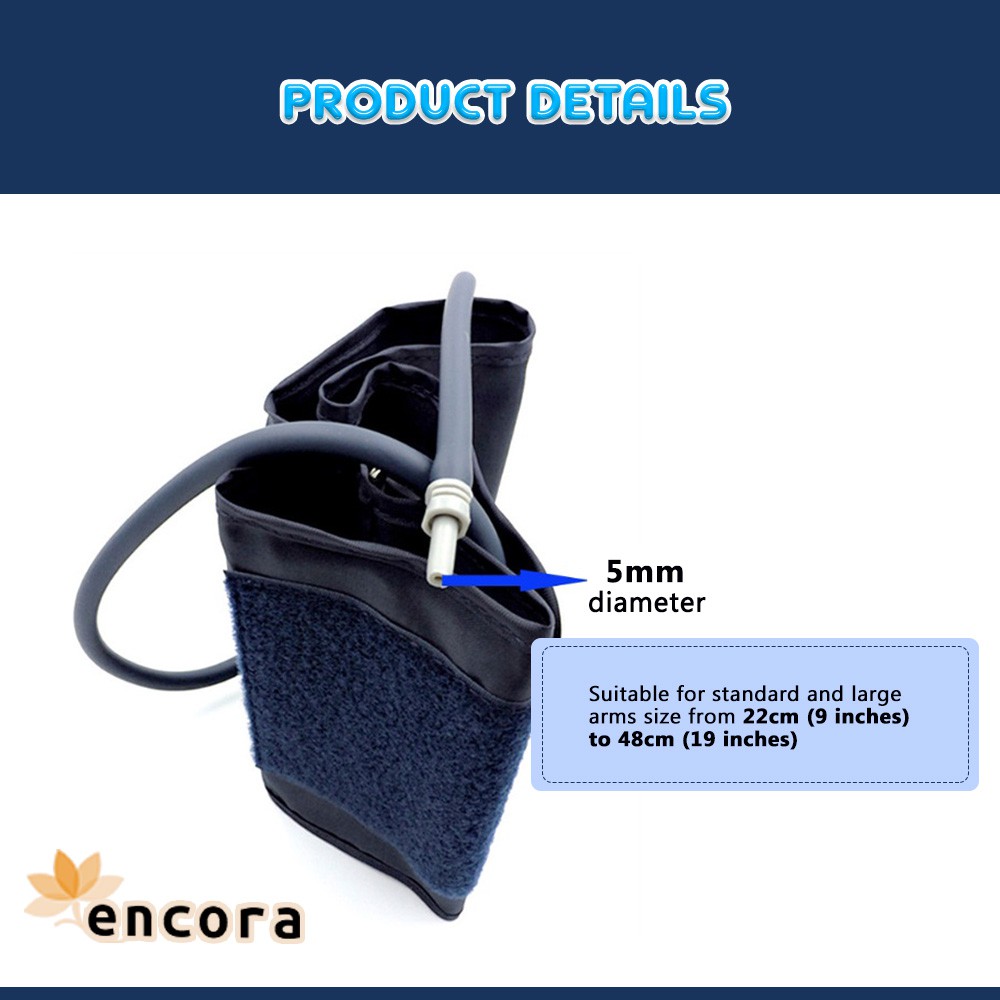 Encora L size 22-48cm Arm Type Blood Pressure Monitor Cuff Arm Strap ...