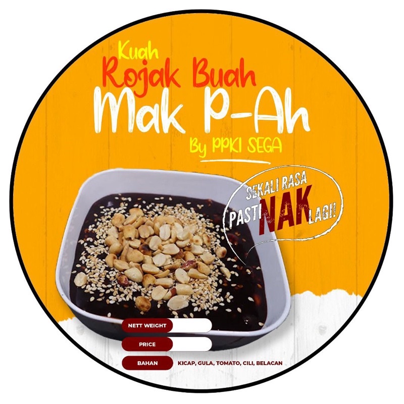 Kuah Rojak Buah Mak Piah Shopee Malaysia