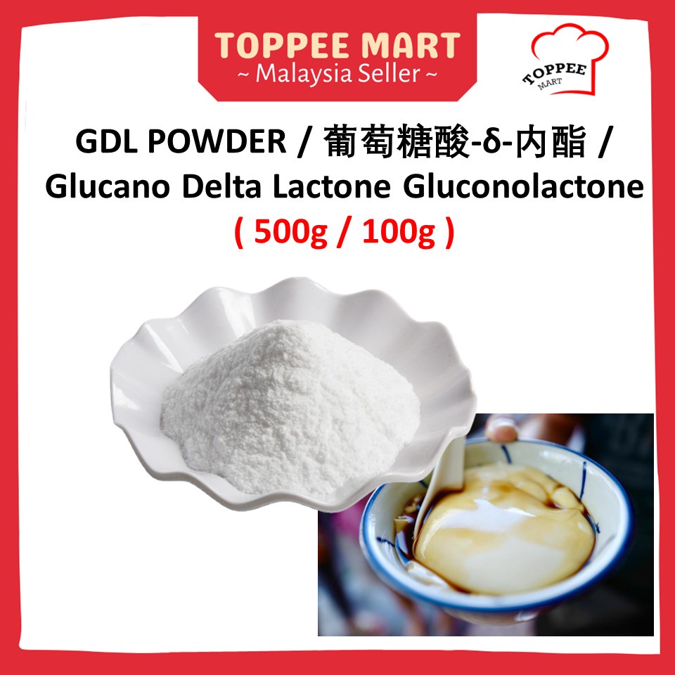 SERBUK GDL (SERBUK TAU FU FA) 100g & 500g / Glucano Delta Lactone