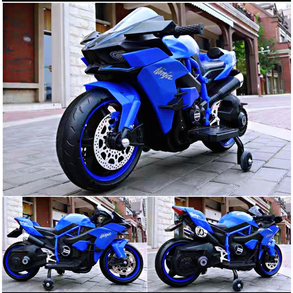 Sports Remote Control 12V Big Size Ninja Superbike Kids Ride On Bike