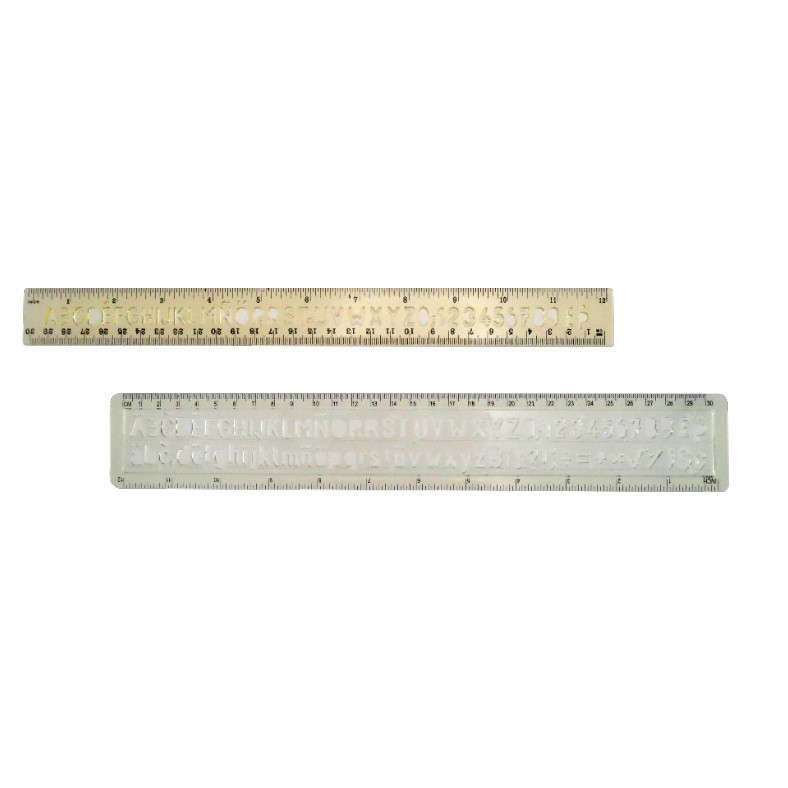 Ruler Alphabet Template Plastic 3cm or 5cm wide | Shopee Malaysia
