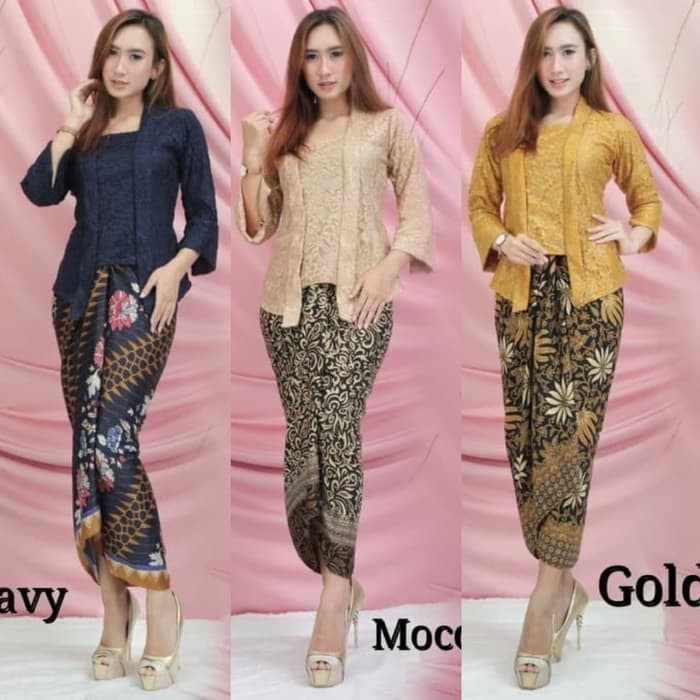 HITAM Kebaya /modern kebaya Suit/Modern kebaya Suit/full kebaya ...