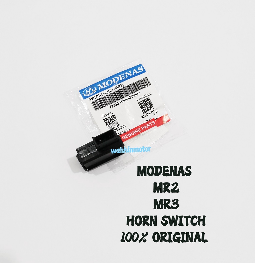 100% ORIGINAL EMOS MODENAS MR2 MR3 KRISS 110 EURO HORN BUTTON SWITCH ...