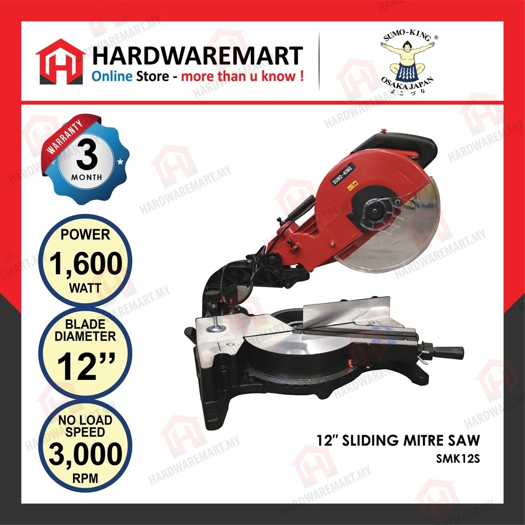 Ronix 5101 Industrial Sliding Bar Compound Aluminum 1650W Cutter Miter Saw with Laser Pointer Electronic Brake Sharp Cut