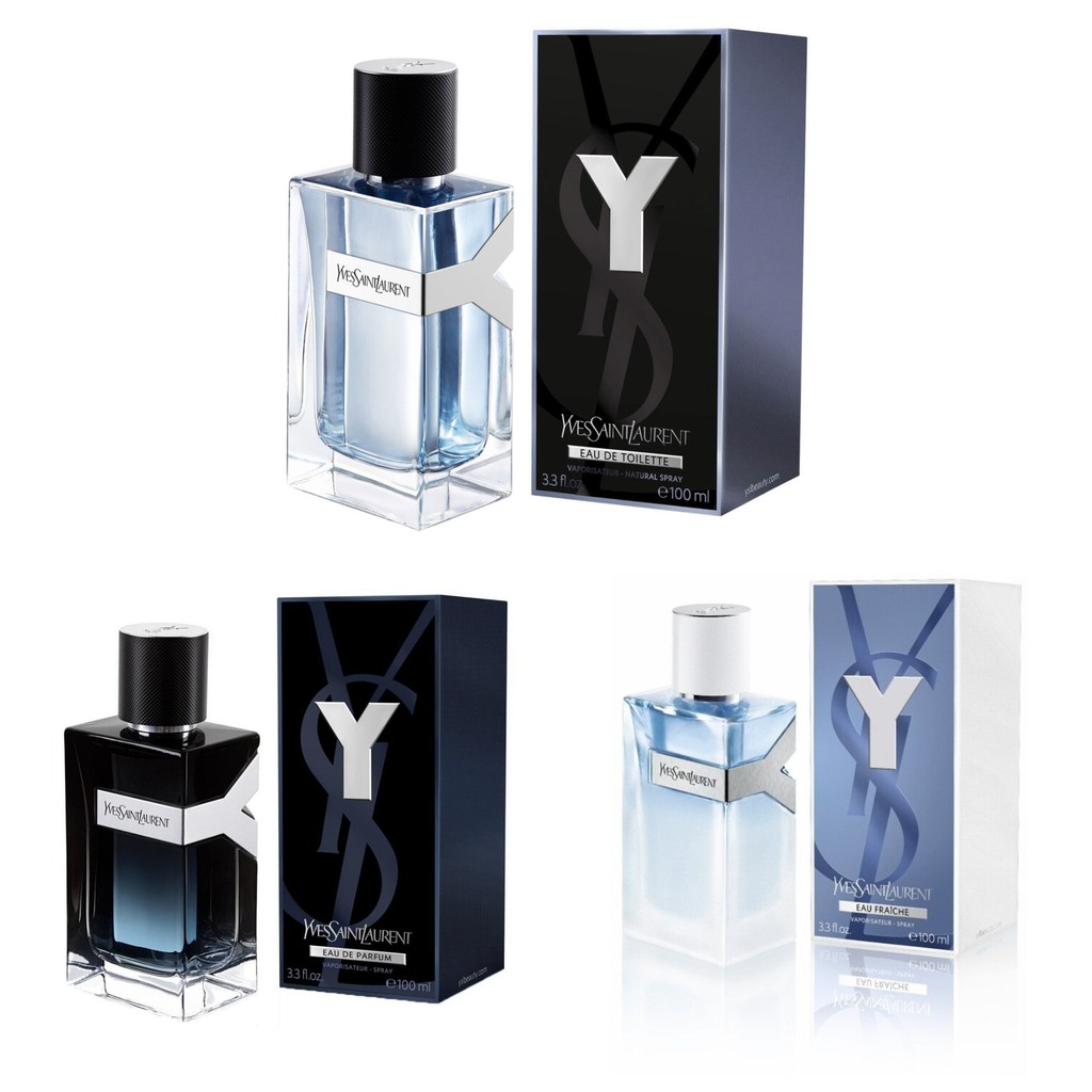 Authentic Yves Saint Laurent Y Edt 100 ml + Yves Saint Laurent Y Edp