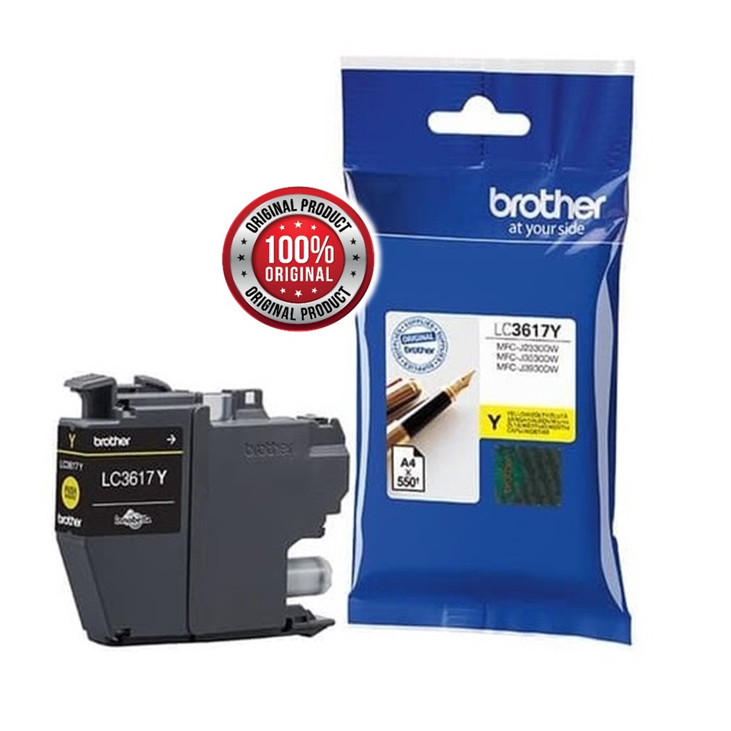 Brother Lc3617 Y Yellow Original Ink Mfc J2330273035303930dw