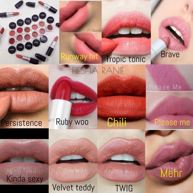 Mac Lipstick Original Trial Pack Shopee Malaysia 2786