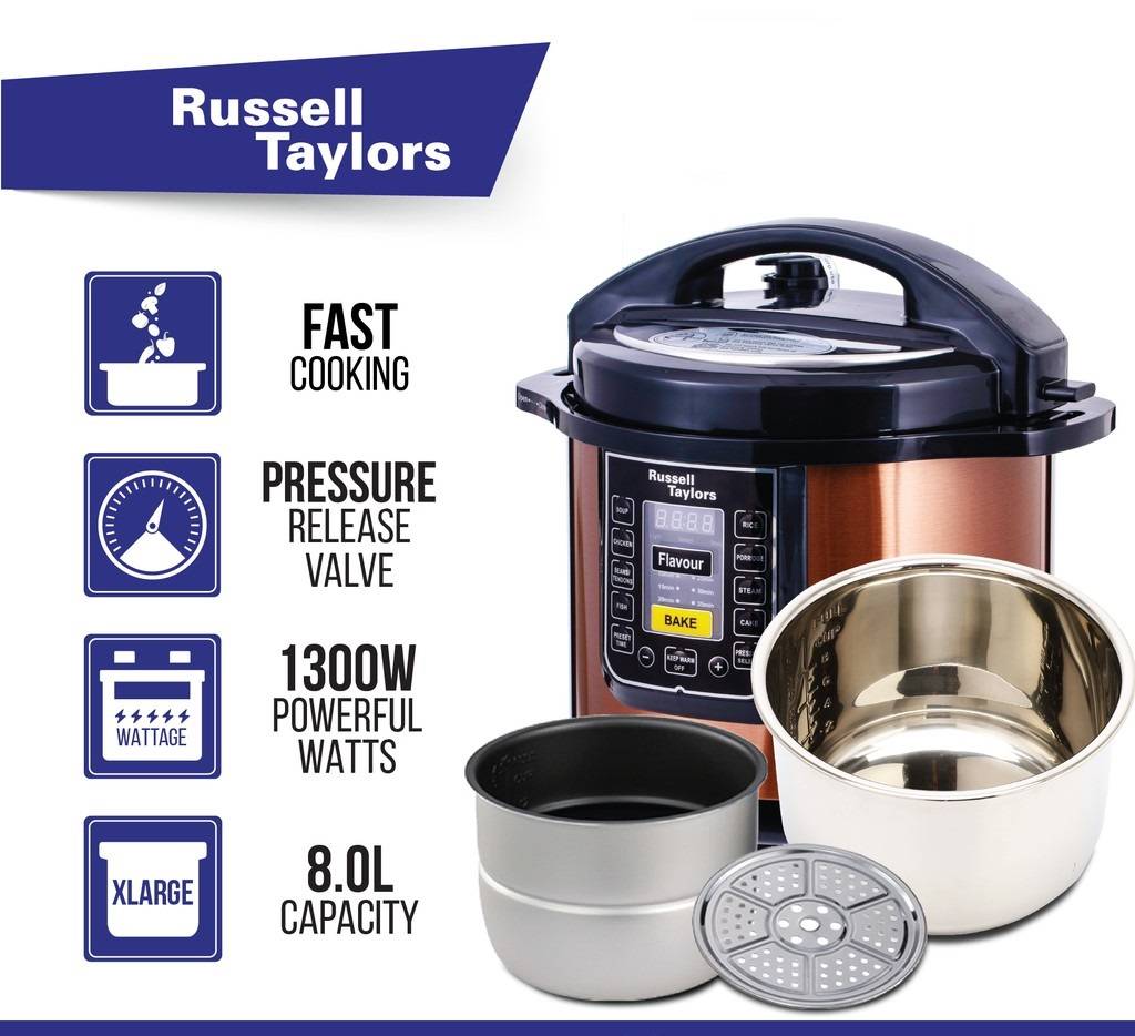 Russell taylor 2025 pressure cooker 8l