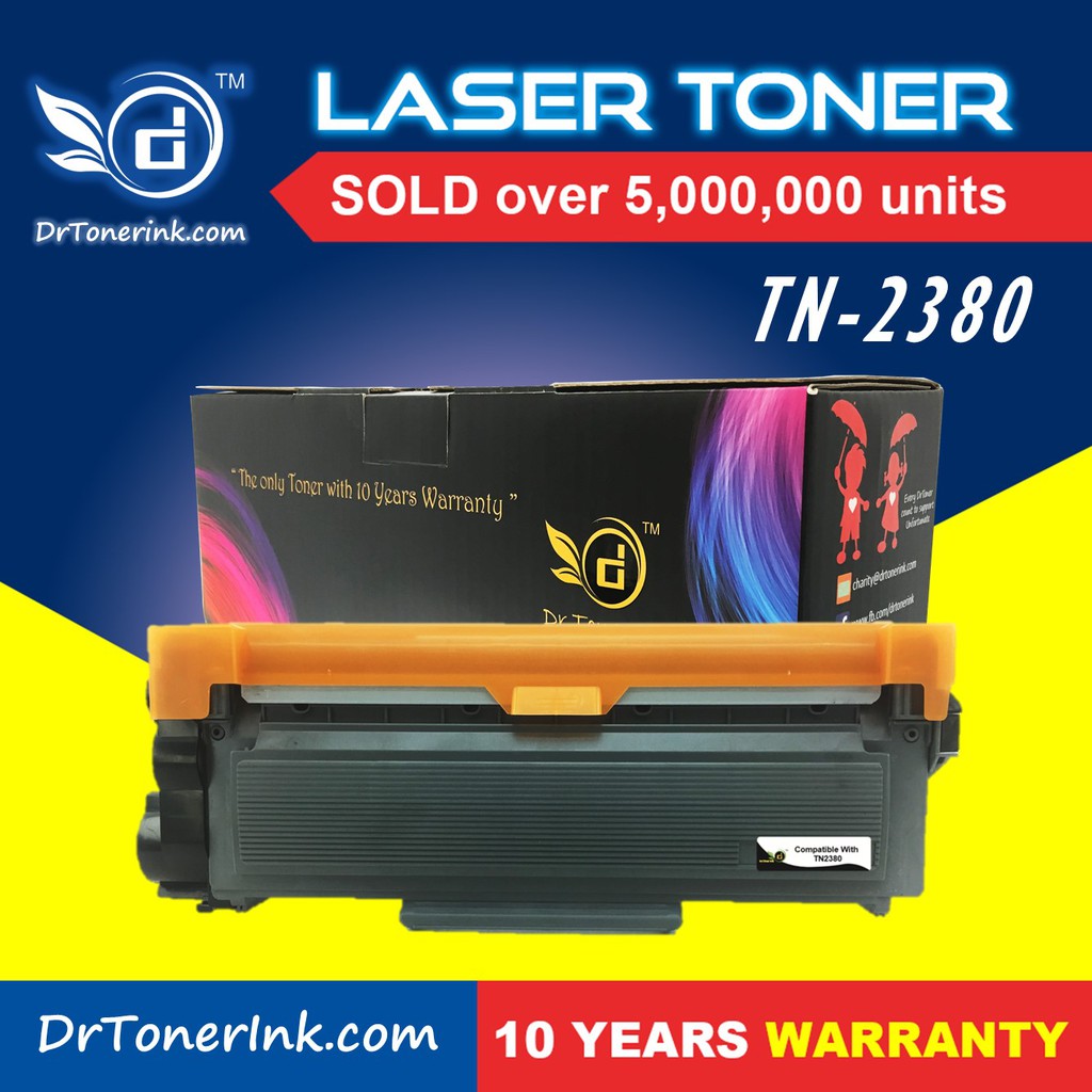 Compatible Laser Toner Cartridge Drtoner Brother Tn2380 Tn 2380 2380 Hl 2320 2360 2365 9495