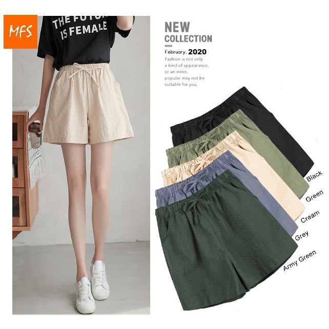 🔥Ready Stock🔥 MFS Women's Short Pants Korean Style Big Size Summer A ...