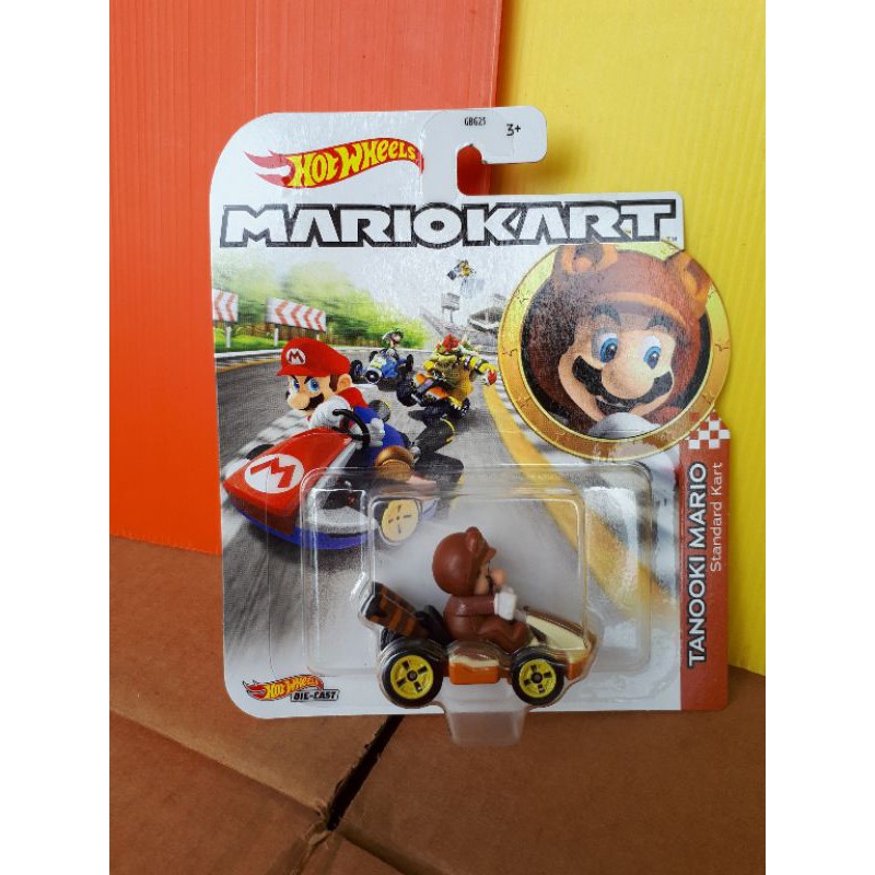 Hot Wheels Mariokart Tanooki Mario Standard Kart Shopee Malaysia 8319