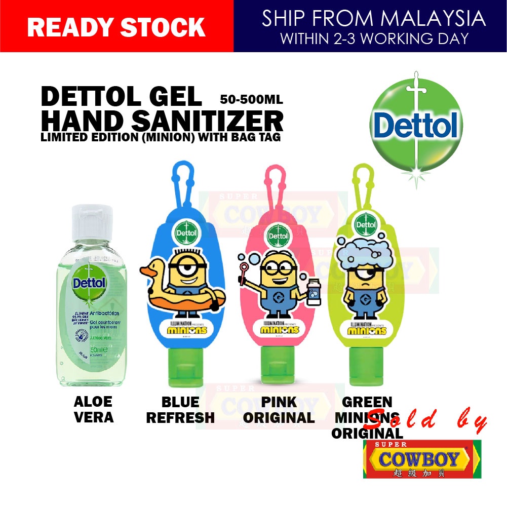 Dettol Hand Sanitiser with Holder 50500ml Instant Hand Sanitizer