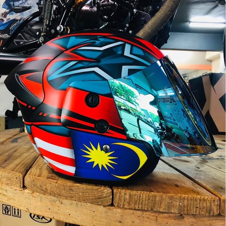 TSR Bettle Petronas Malaysia Merdeka Edition Helmet For Yamaha Honda ...