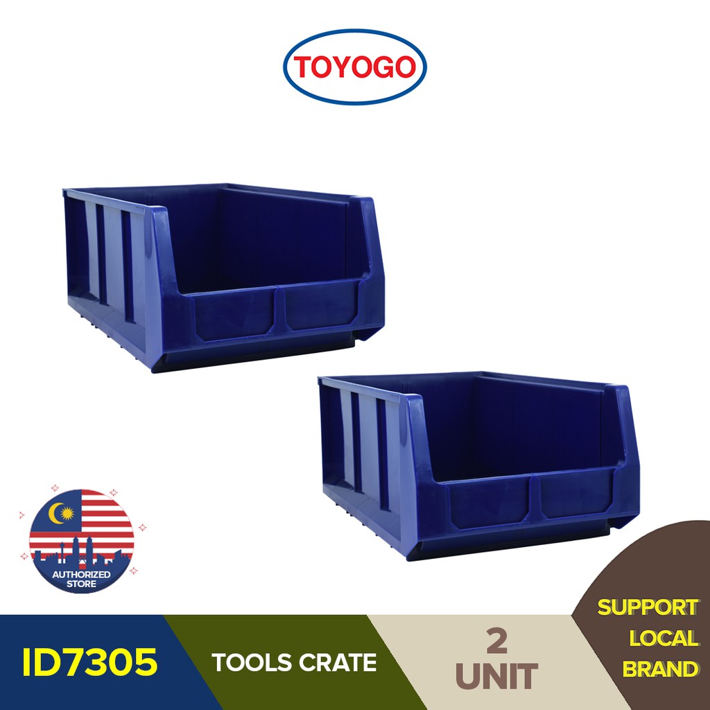 Toyogo Stackable Tools Crate ID7305 (2 Pcs) | Shopee Malaysia