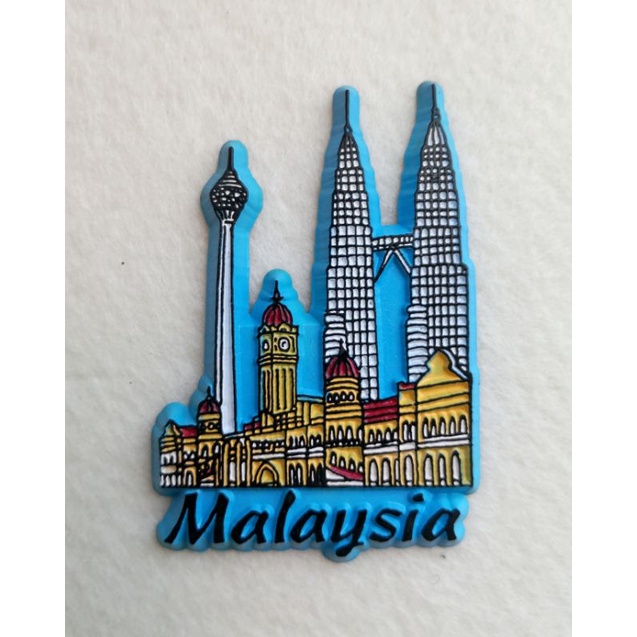 Malaysian Theme Fridge Magnet (FM) M'sia Cable Car (B) (PVC) Bunga Raya ...