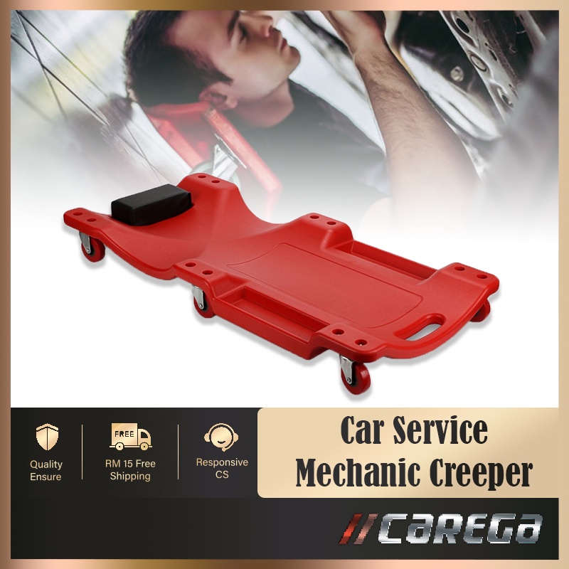 36" Mechanic Creeper Car Garage with 6 Swivel Wheels Mechanic Plastic